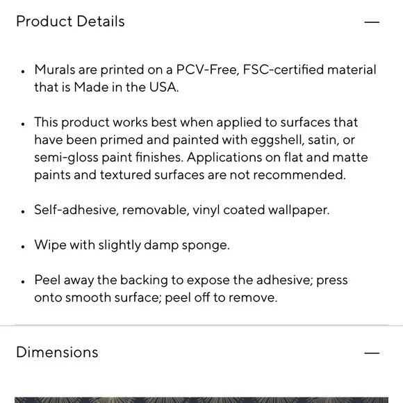 Potterybarn Tempaper Goodbye Moon in Midnight New 1 roll - Picture 4 of 9